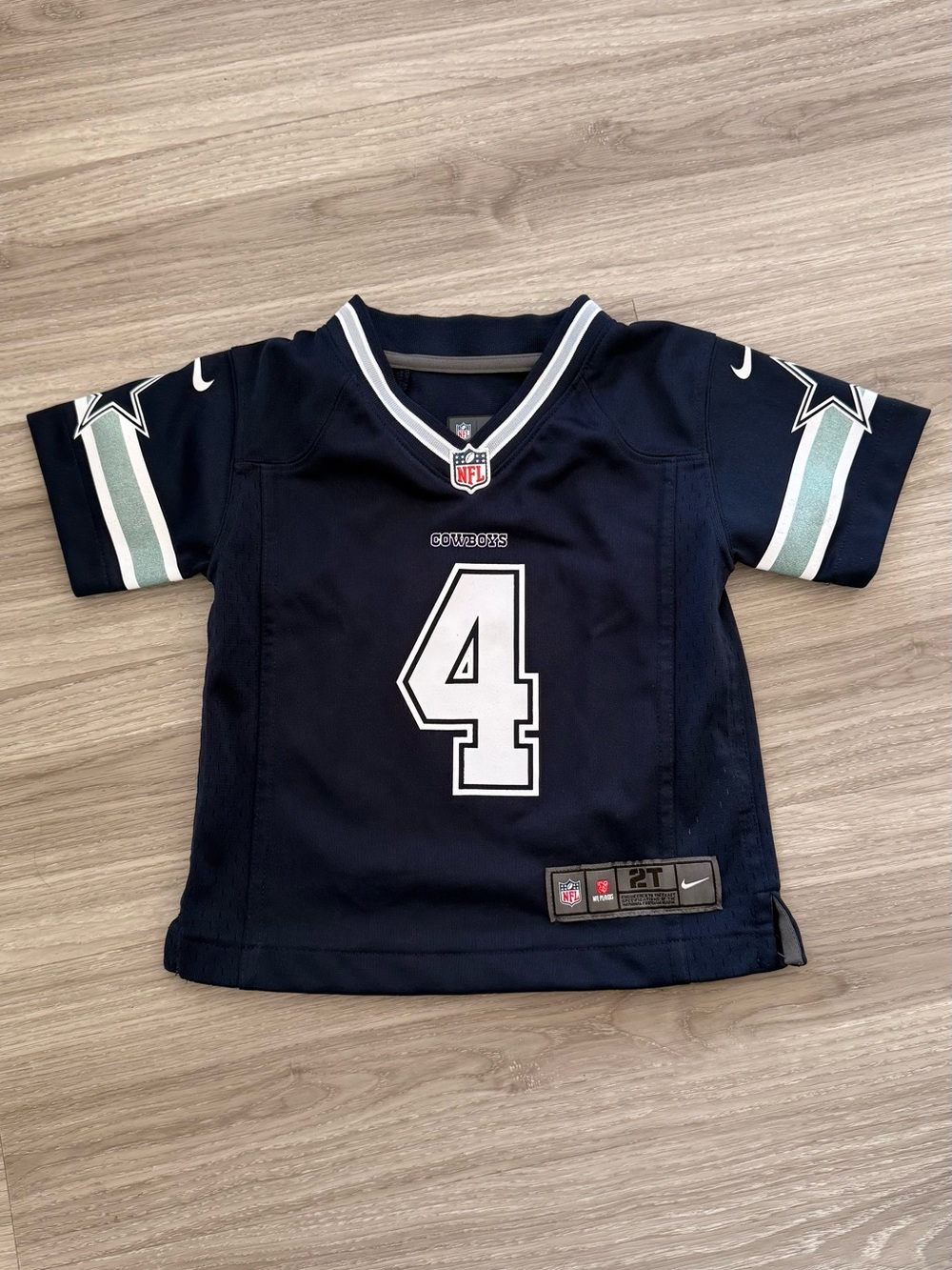 NFL Dallas Cowboys #4 Navy Kids Jersey